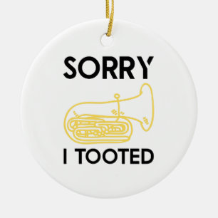 Baritone Definition Funny Orchestra Singer Keramisch Ornament