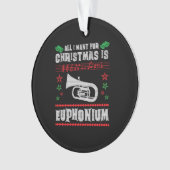 Baritone Euphonium laide style pull de Noël (devant)