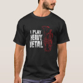 Baritone Euphonium Player Shirt  - Funny Marching  (Voorkant)