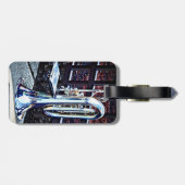 Baritone Horn voor parade Bagagelabel (Achterkant horizontaal)