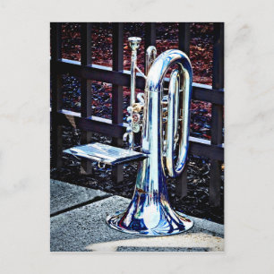 Baritone Horn voor parade Briefkaart