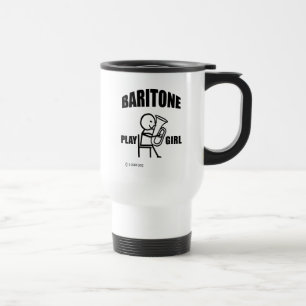 Baritone Jouer fille Voyage Mug