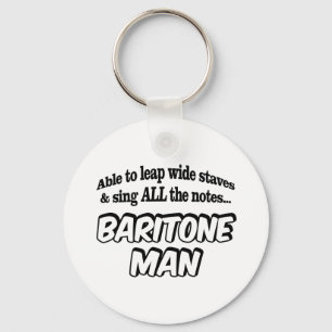 Baritone Man - Music Superheld Sleutelhanger