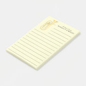Baritone Musician Band Teacher Post-it Notes (Schuin)