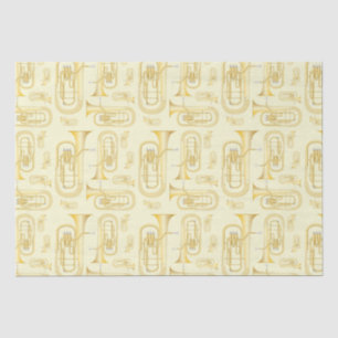 Baritone Musician Band Teacher Tissue Paper Tissuepapier