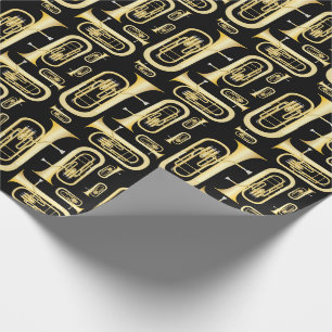 Baritone Musician Band Teacher Wrapping Paper Cadeaupapier