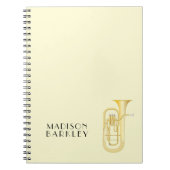 Baritone Musicien Groupe Carnet enseignant (Devant)