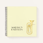 Baritone Musicien Groupe Carnet enseignant (Devant)