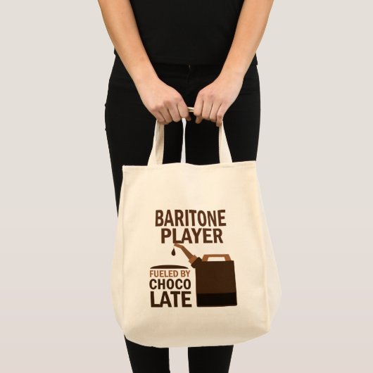 Baritone Player (Funny) Chocolate Tote Bag (Voorkant (product))