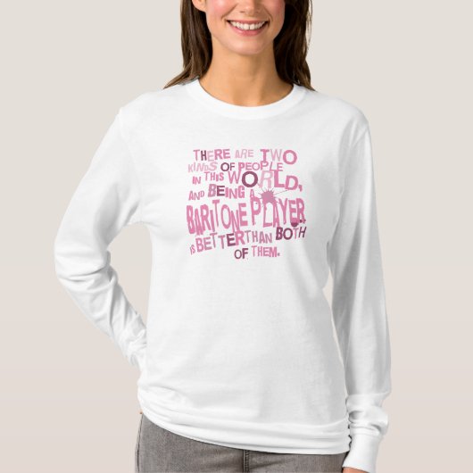 Baritone Player (Funny) Gift T-shirt (Voorkant)