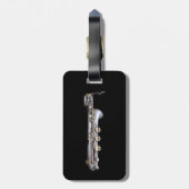 Baritone Saxophone Bagagelabel (Achterkant verticaal)