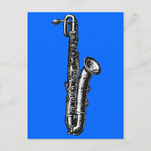 Baritone Saxophone Briefkaart