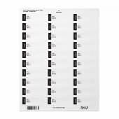 Baritone Saxophone Etiket (Full Sheet)