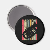 Baritone Saxophone Horn Marching Band Major Gear L Magneet (Voorkant / Achterkant)