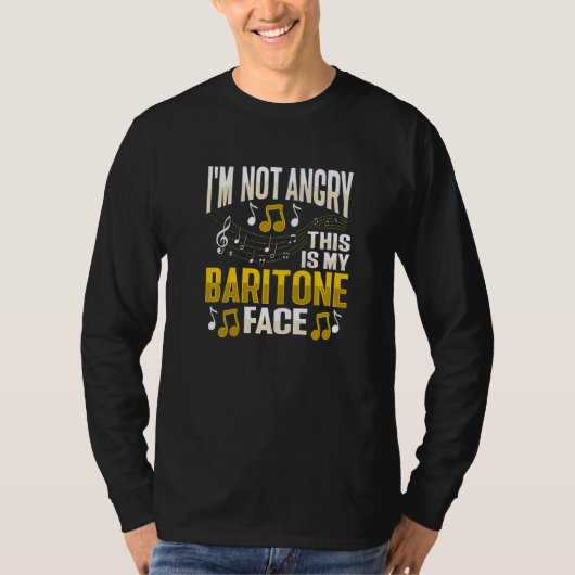 Baritone Voice Design for a Choir Member Premium T-shirt (Voorkant)