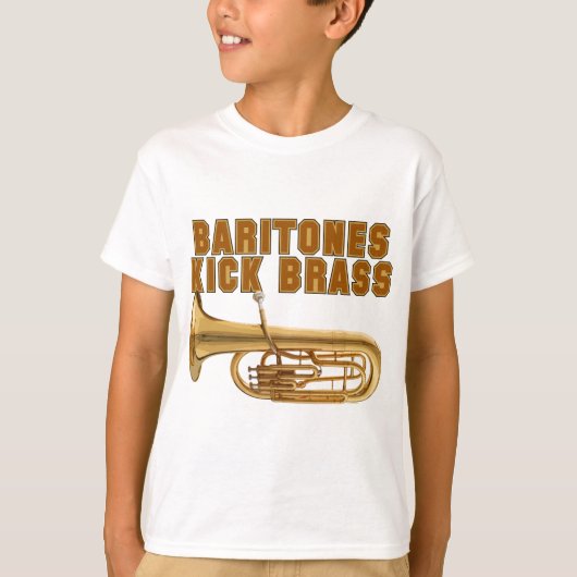 Baritones Kick Brass T-shirt (Voorkant)