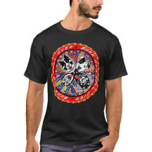 Bark and Roll Over Kiss Rock Parodie Hond Shirt