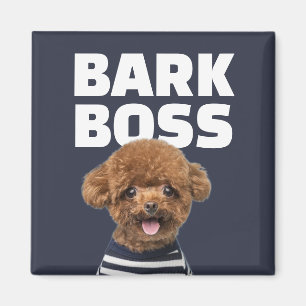 Bark Boss Aangepaste Hondenfoto Gepersonaliseerd C Magneet