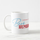 Bark Humbug Grappige Kersthond Custom Foto Koffiemok (Links)
