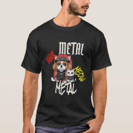Bark & Meow Metaal T-shirt