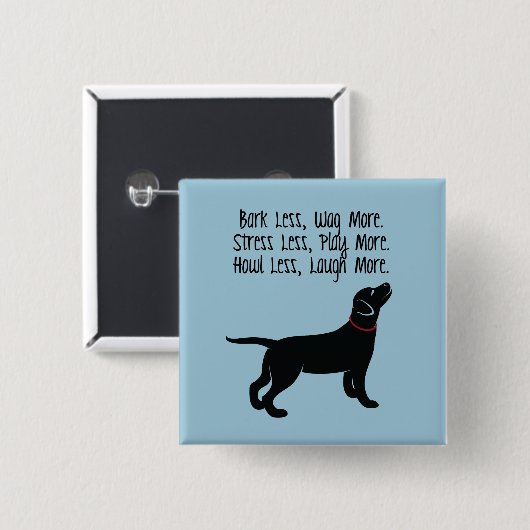 "Bark Miner, Wag Meer" Button (Voorkant /achterkant)