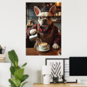 Bark Roast Boss: Flanel en schuim Poster (Thuiskantoor)