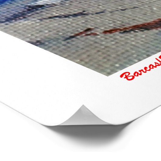 Barka's/kleine boten poster (Hoek)