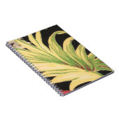  Barkcloth Stof Print Spiraalvormig Notitieboek (Rechterzijde)