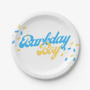 Barkday Boy Paper Bord