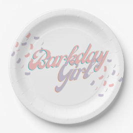 Barkday Girl Paper Bord