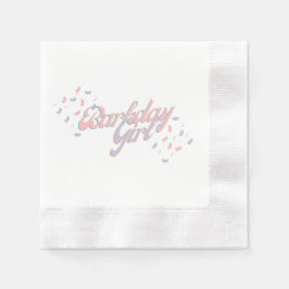 Barkday Girl Paper Napkin Servet
