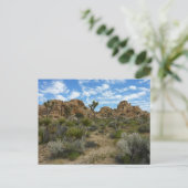 Barker Dam Loop Trail bij Joshua Tree National Par Briefkaart (Staand voorkant)