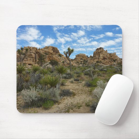 Barker Dam Loop Trail bij Joshua Tree National Par Muismat (Met muis)