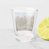 Barker Dam Loop Trail bij Joshua Tree National Par Shot Glas (Achterkant)