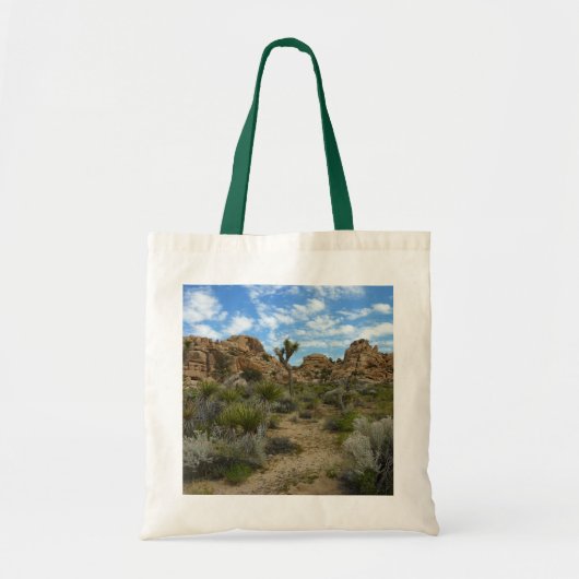 Barker Dam Loop Trail bij Joshua Tree National Par Tote Bag (Voorkant)
