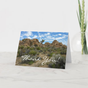 Barker Dam Loop Trail in het Joshua Tree National  Bedankkaart