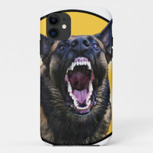 Barking Belgium Malinois "Maligator" iPhone 11 Hoesje