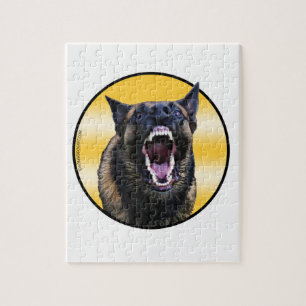 Barking Belgium Malinois "Maligator" Legpuzzel