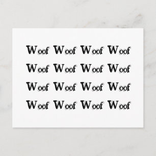 Barking Dog-buurklacht Briefkaart