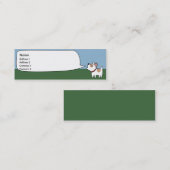 Barking Dog - Skinny Mini Visitekaartje (Voorkant / Achterkant)