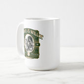 Barkis is Willin' Green Gold Literary Coffee Mug (Devant gauche)