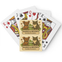 Barks & Meows Sanctuaire de jeu de cartes