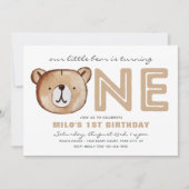 Barly One Invitation | Beer Birthday Uitnodiging (Voorkant)