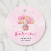 Barly Wait Baby shower Bedankjes Labels (Voorkant)
