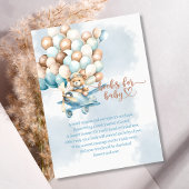 Barly Wait Baby shower Boeken voor Baby Informatiekaartje