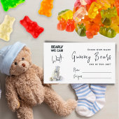 Barly wait Beer Raad hoeveel Baby shower spel Informatiekaartje