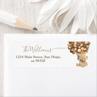 Barly Wait Boho Balloon Neutraal Baby shower Boek