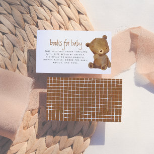 Barly Wait Boho Genderneutraal Baby shower Informatiekaartje