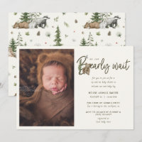 Barly Wait Sip & See Baby shower Invitation