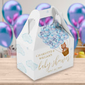 Barly Wait Teddy Bear Blue Balloons Baby shower Bedankdoosjes